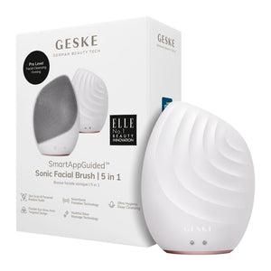 GESKE Sonic Facial Brush | 5 in 1 | Grey