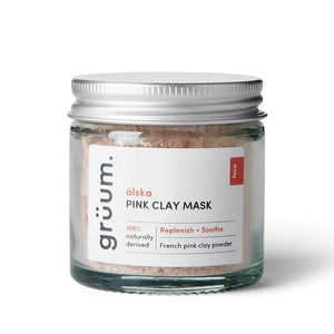 grüum älska Pink Clay Face Mask 50ml