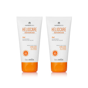 Heliocare SPF 50 Gel Twin Pack tubes