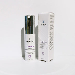 Image Skincare Iluma Intense Brightening Eye Creme tube and packaging