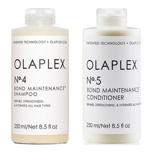 Olaplex No.4 Bond Maintenance Shampoo & Olaplex No.5 Bond Maintenance Conditioner Duo bottles